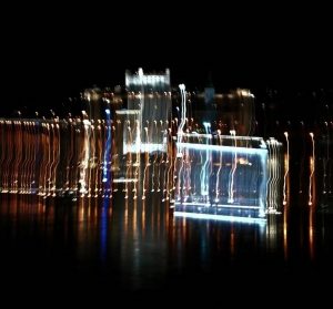 City lights of Bratislava